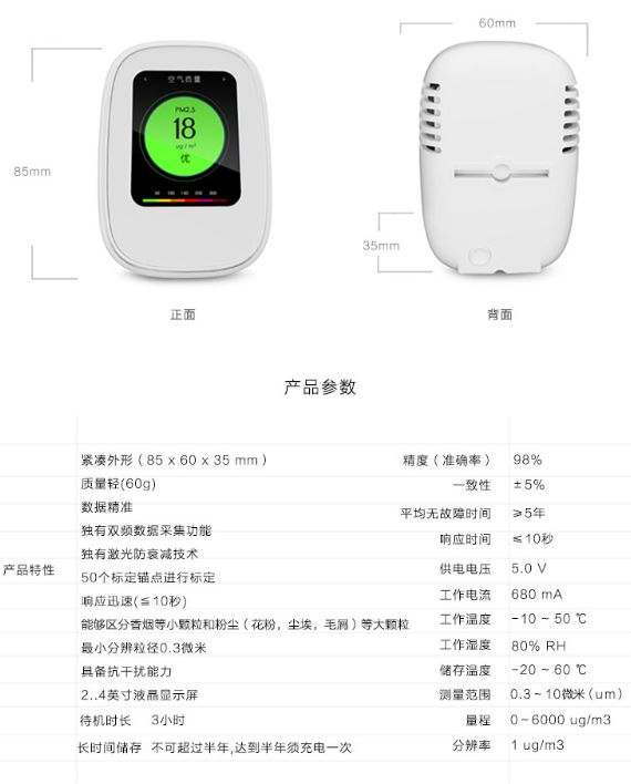 激光PM2.5检测仪